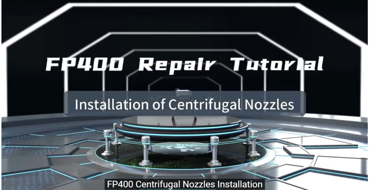 Учебное пособие по ремонту TopxGun | Установка центробежных форсунок FP400