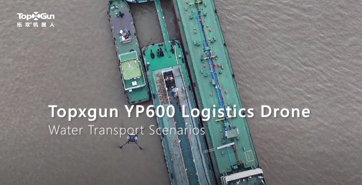 Транспортный дрон Topxgun YP600 — применение для доставки грузов по воде