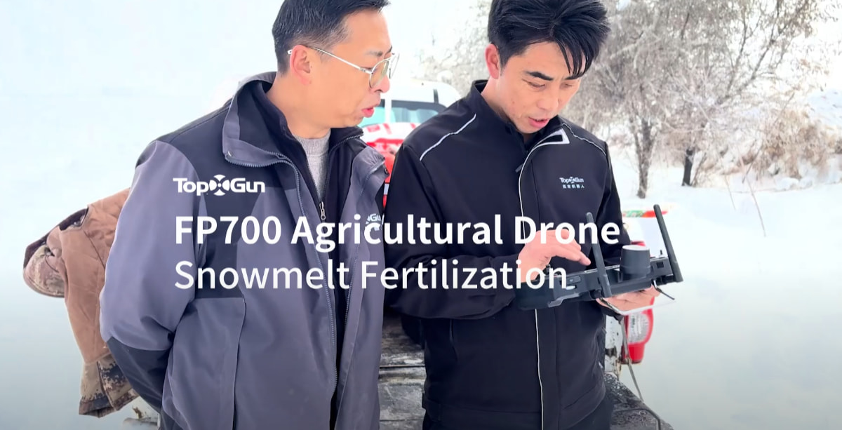 Topxgun FP700 Agricultural Drone | Snowmelt Fertilization with Topxgun FP700