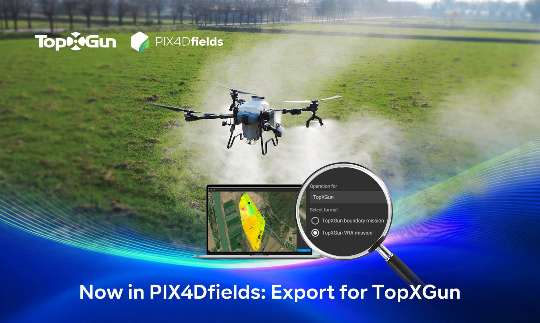 TopXGun и PIX4Dfields объявляют об официальной интеграции для поддержки точного земледелия